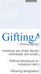 Mobile Screenshot of giftingangels.org